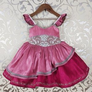 OhShana! Sleeping Beauty Aurora Custom Boutique Disney Dress Size 5T Oh Shana